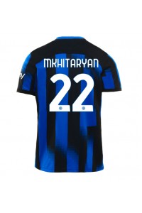 Inter Milan Henrikh Mkhitaryan #22 Fotballdrakt Hjemme Klær 2023-24 Korte ermer